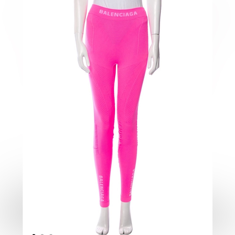 Balenciaga Neon Pink Tights